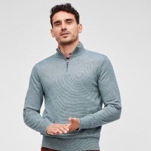 Bonobos - Cotton Cashmere Half-Zip Sweater - XL Slim Fit